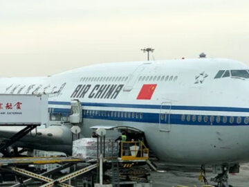 Samolot chińskich linii lotniczych