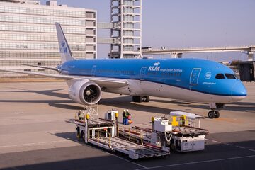 Samolot KLM - zdjęcie ilustracyjne