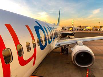 Samolot linii Fly Dubai