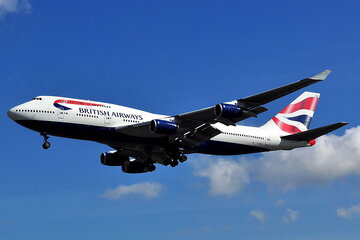 Samolot linii lotniczych British Airways