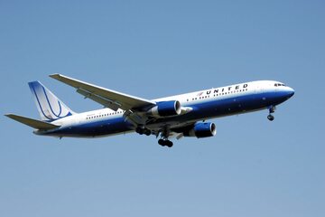 Samolot linii United Airlines, zdjęcie ilustracyjne