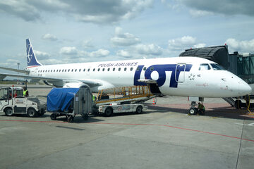 Samolot LOT, zdj. ilustracyjne