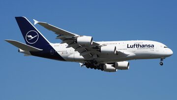 Samolot Lufthansa/zdjęcie poglądowe