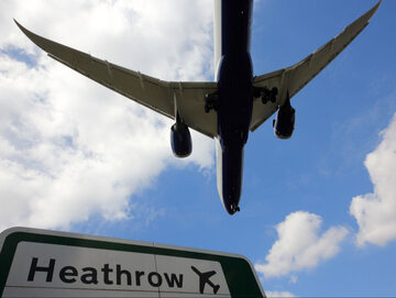 Samolot na Heathrow