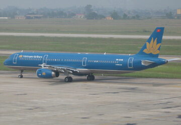 Samolot należący do Vietnam Airlines, zdjęcie ilustracyjne