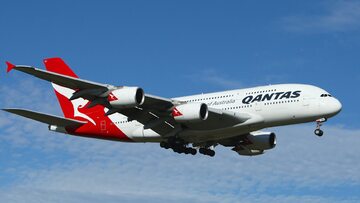 Samolot Qantas Airways, zdjęcie ilustracyjne