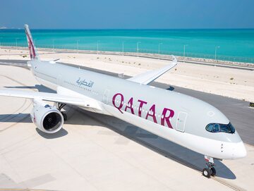 Samolot Qatar Airways, zdjęcie ilustracyjne