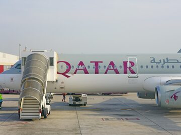 Samolot Qatar Airways/zdjęcie poglądowe