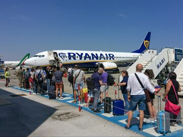 Samolot Ryanair/zdjęcie poglądowe