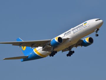Samolot ukraińskich linii lotniczych