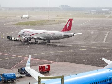 Samolotu na lotnisku Schiphol/zdjęcie poglądowe