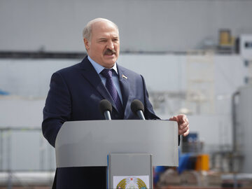 Samozwańczy prezydent Białorusi Aleksandr Łukaszenka