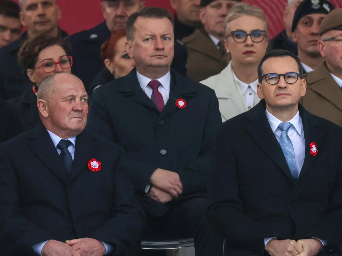 Marek Sawicki, Mariusz Błaszczak i Mateusz Morawiecki