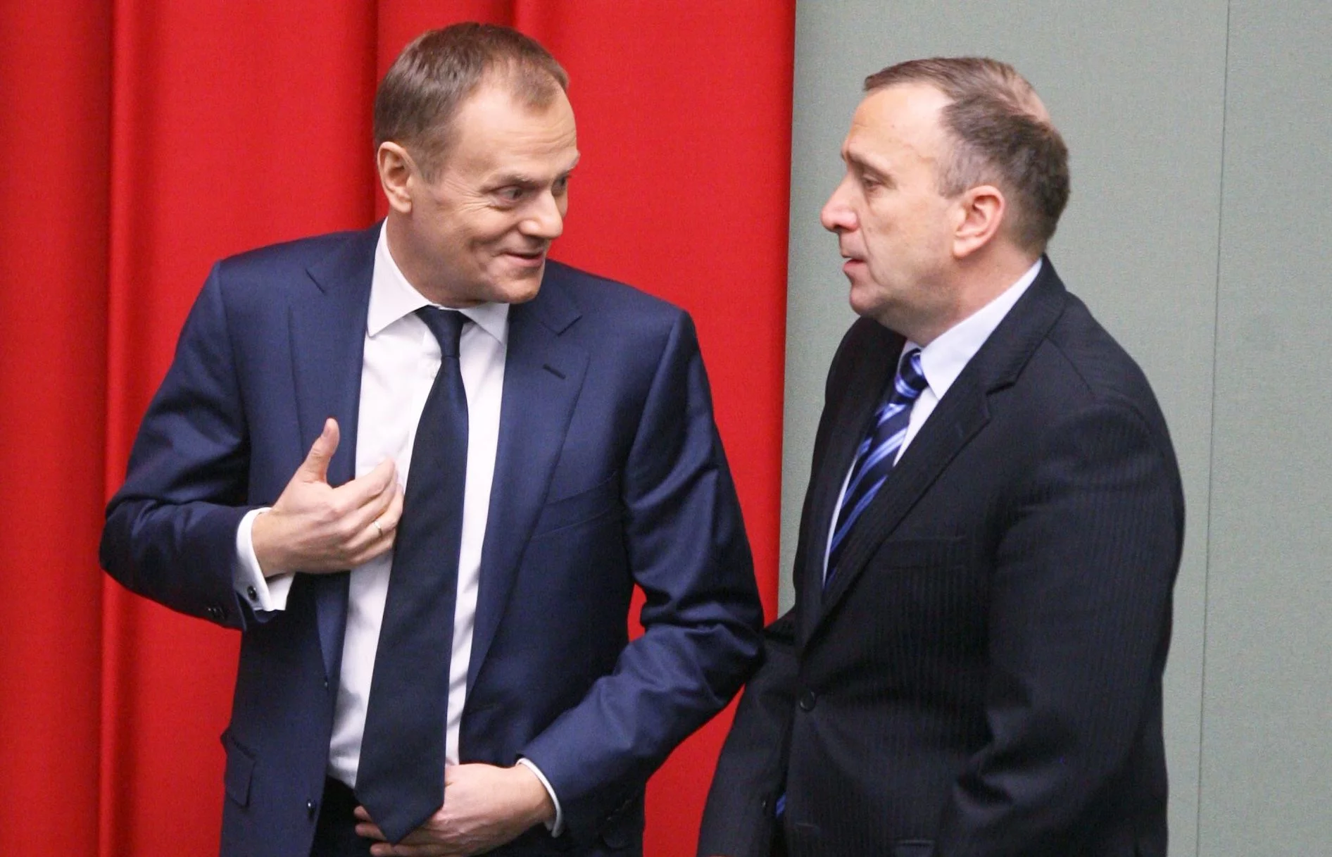 Donald Tusk i Grzegorz Schetyna