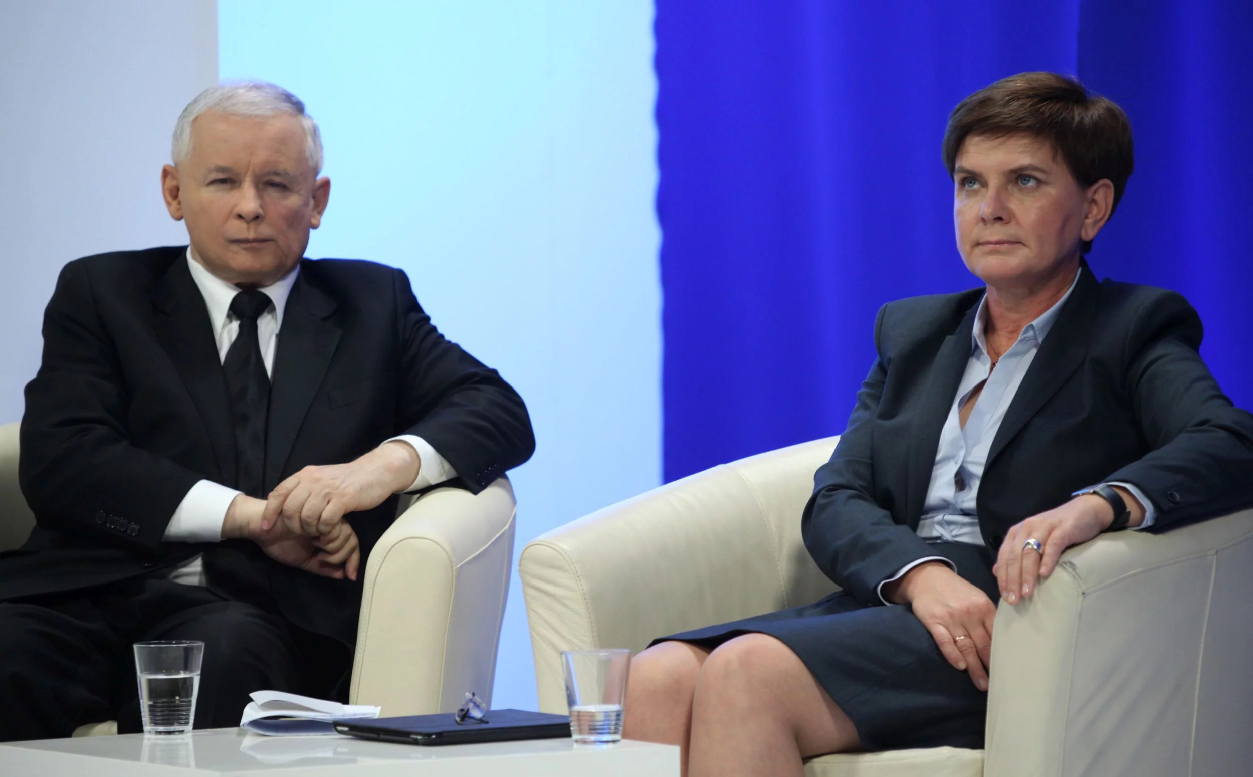 Jarosław Kaczyński i Beata Szydło