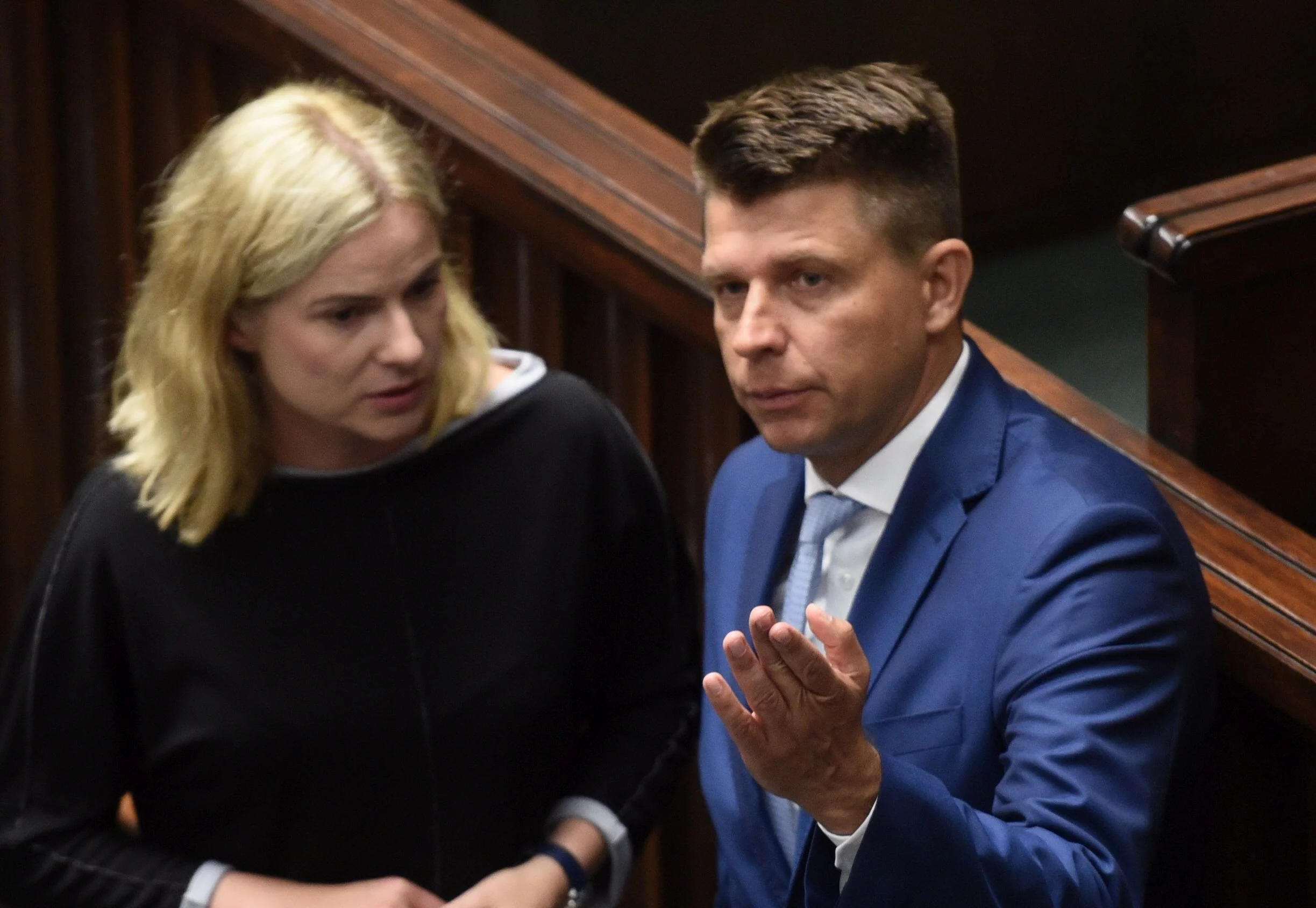 Joanna Schmidt i Ryszard Petru