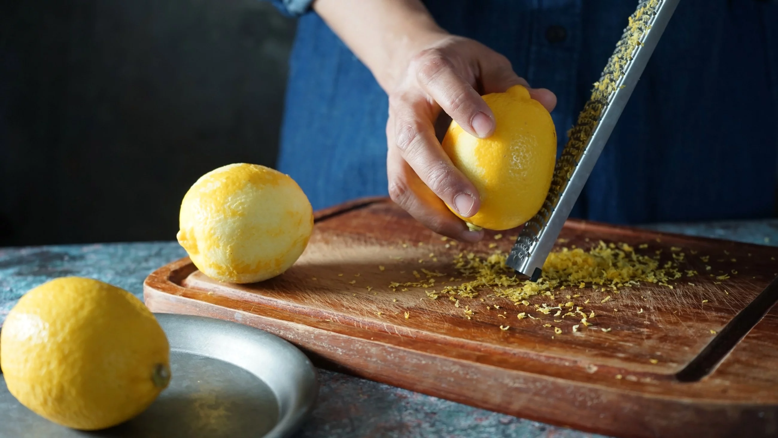 Skórka otarta z cytryny