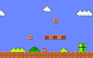 Screen z gry Super Mario Bros.