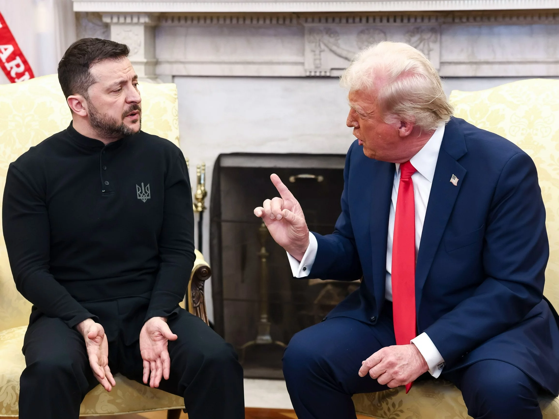 Wołodymyr Zełenski i Donald Trump