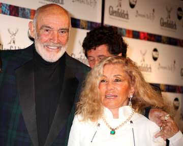 Sean Connery i jego żona Micheline Roquebrune