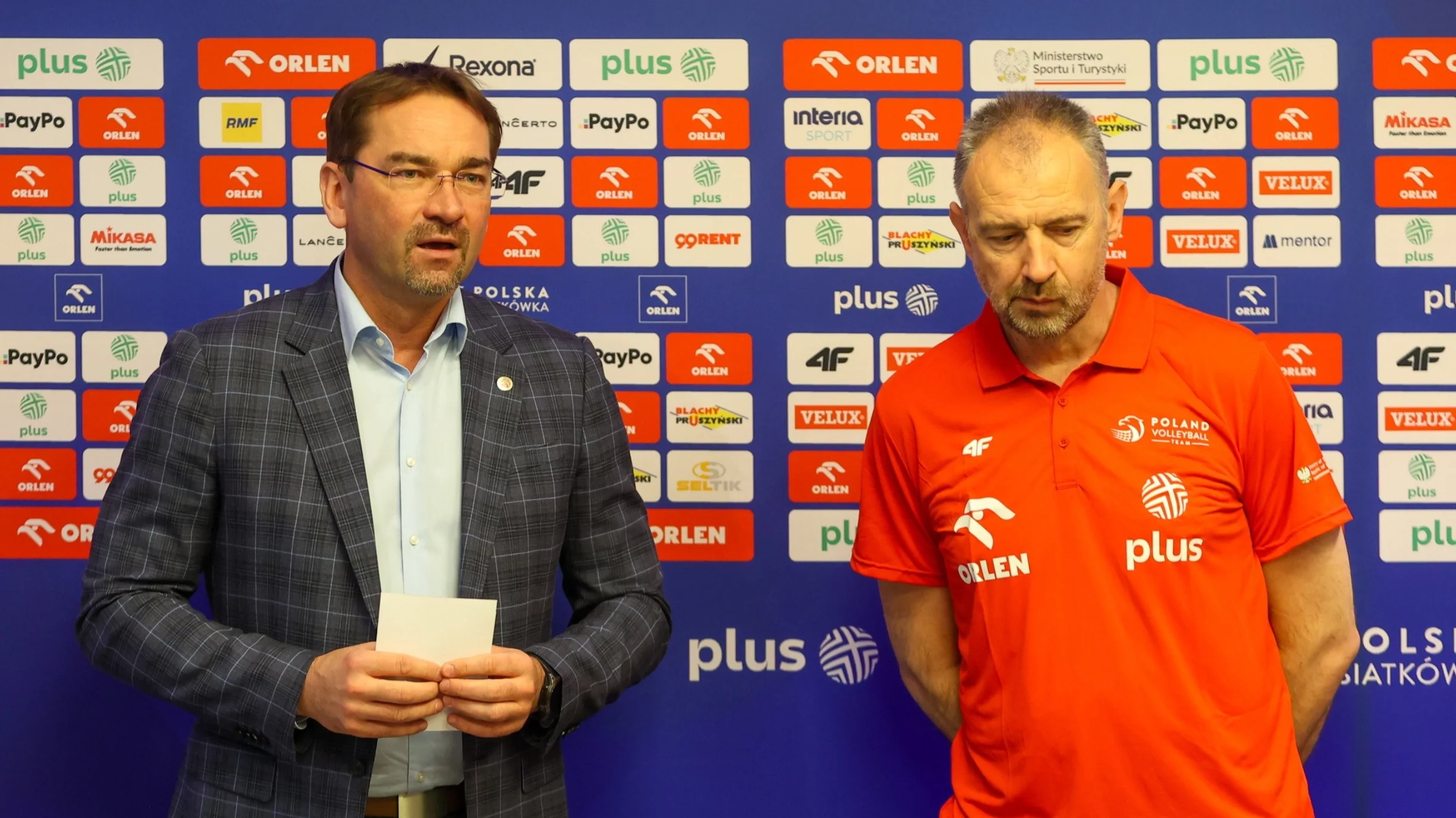 Sebastian Świderski i Nikola Grbić
