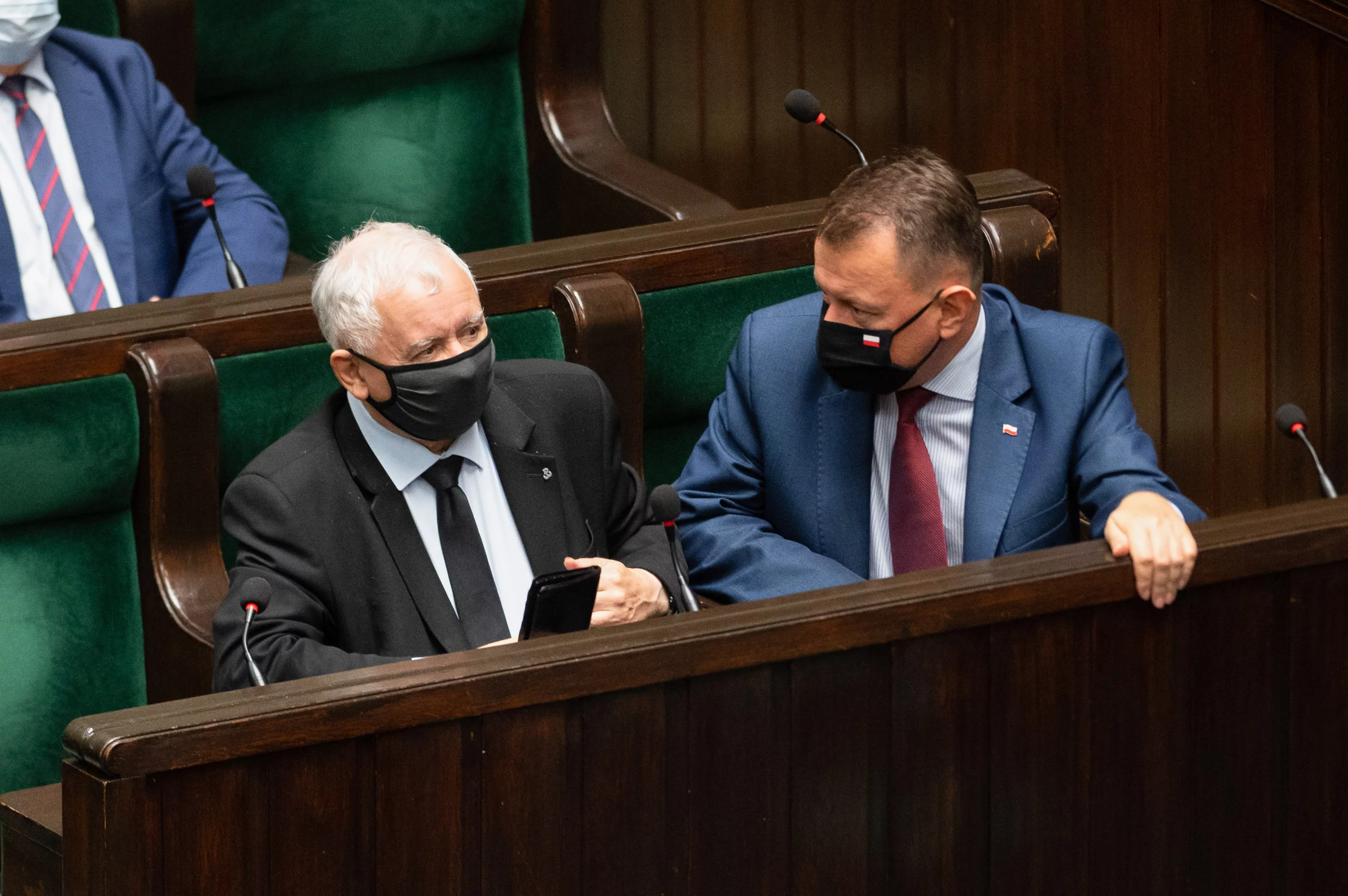 Jarosław Kaczyński i Mariusz Błaszczak