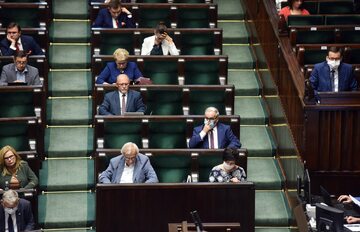 Sejm, ławy PiS