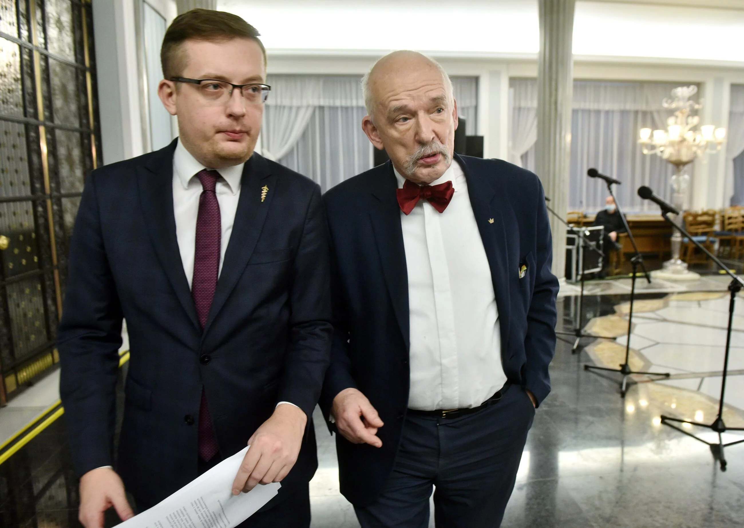 Robert Winnicki i Janusz Korwin-Mikke