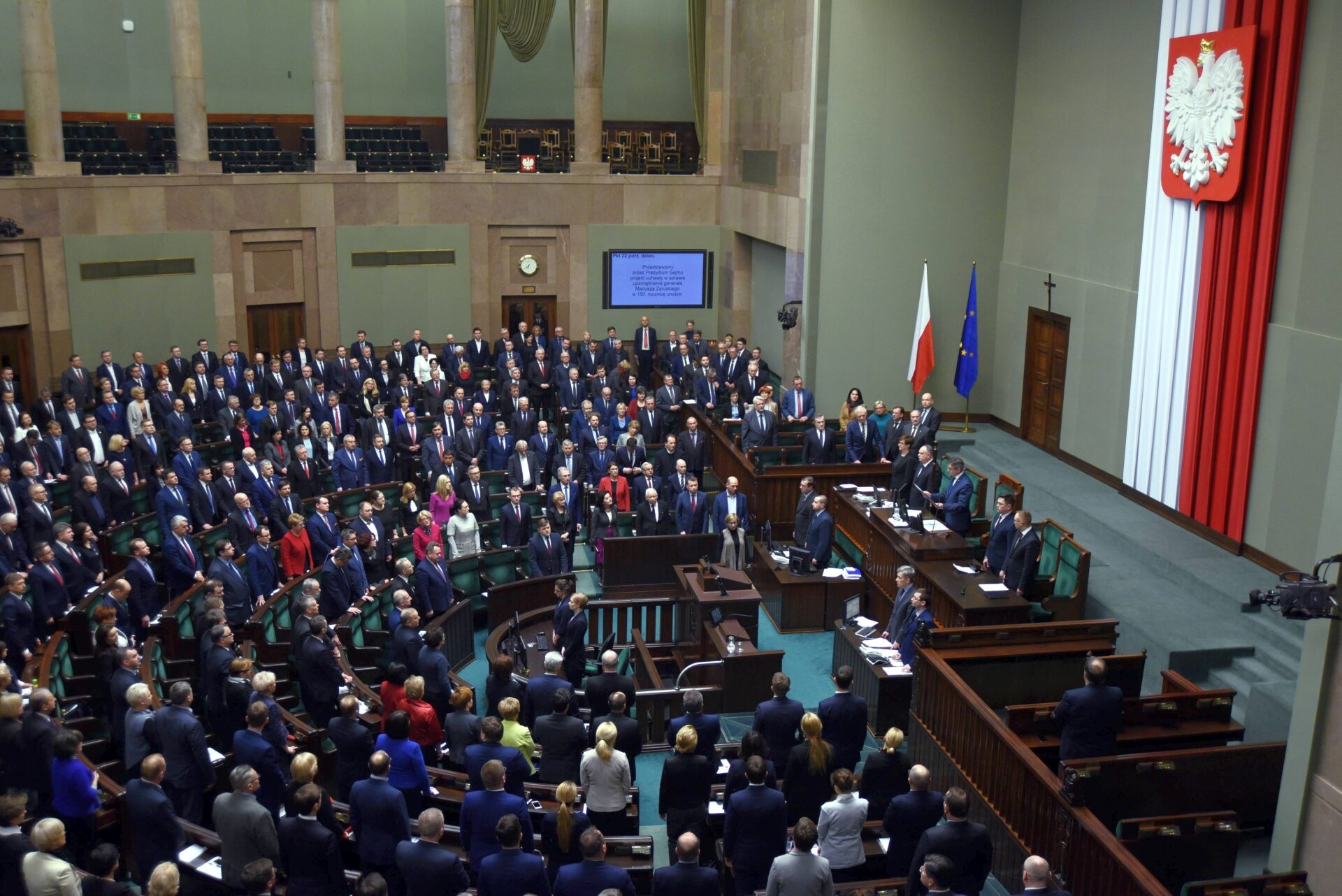 Sejm, Sala Plenarna, jedno z posiedzeń,