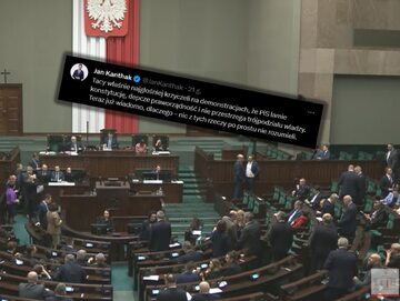 Sejm / wpis posła Jana Kanthaka /