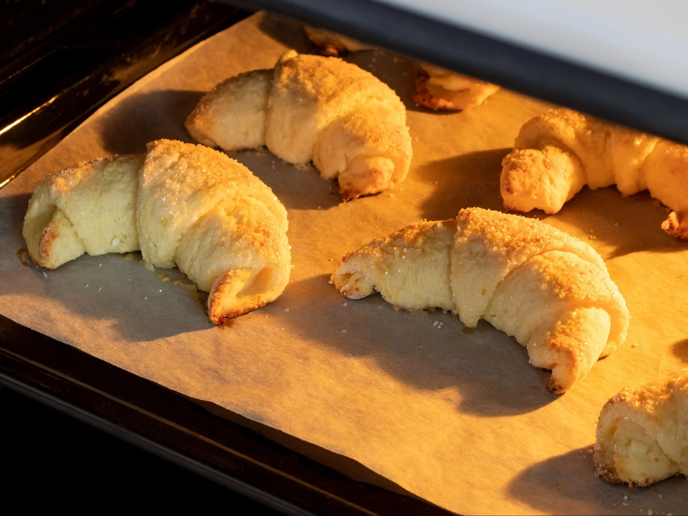 Rogaliki z kruchego ciasta