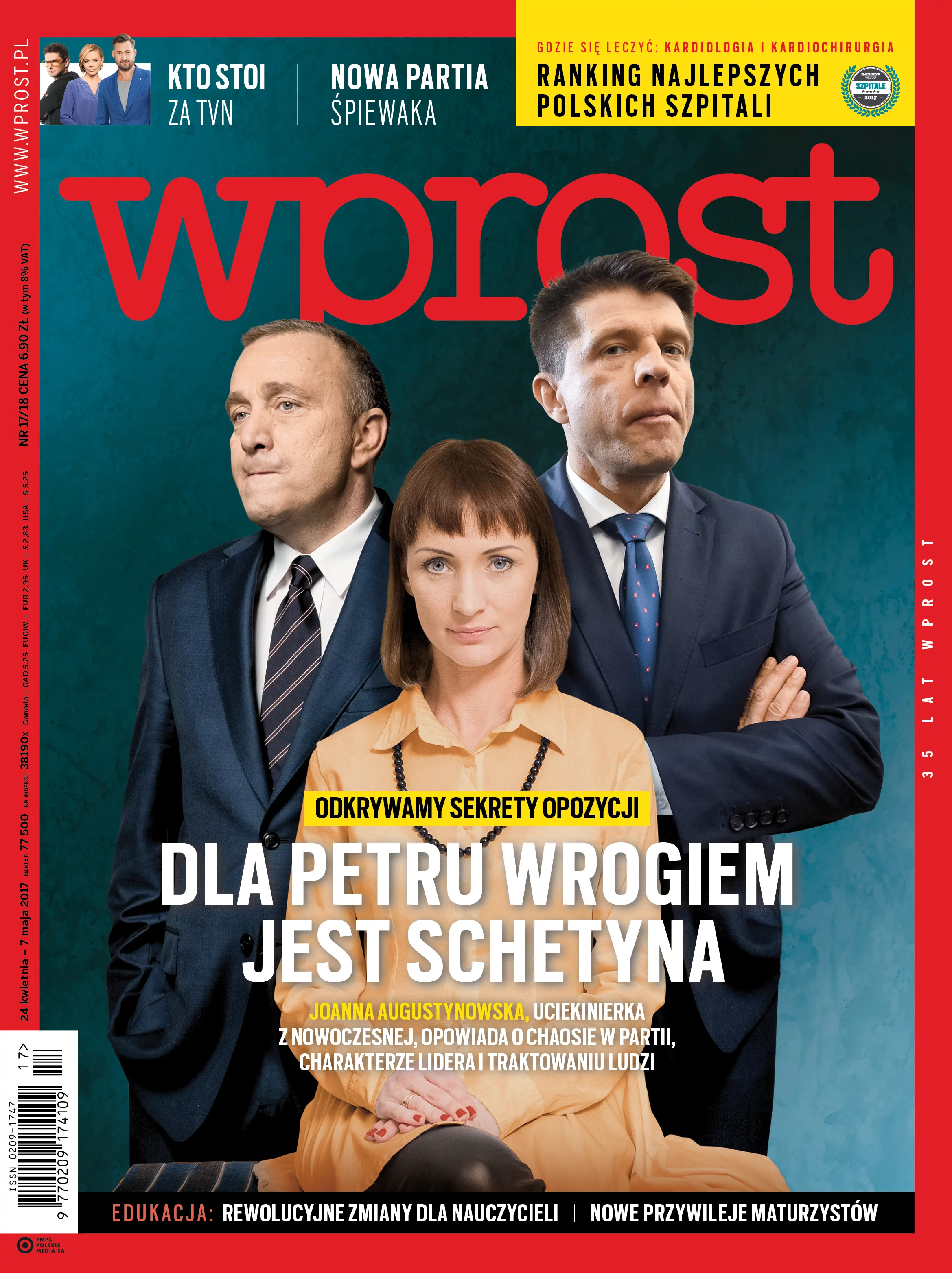 Okładka "Wprost" numer 17/2017