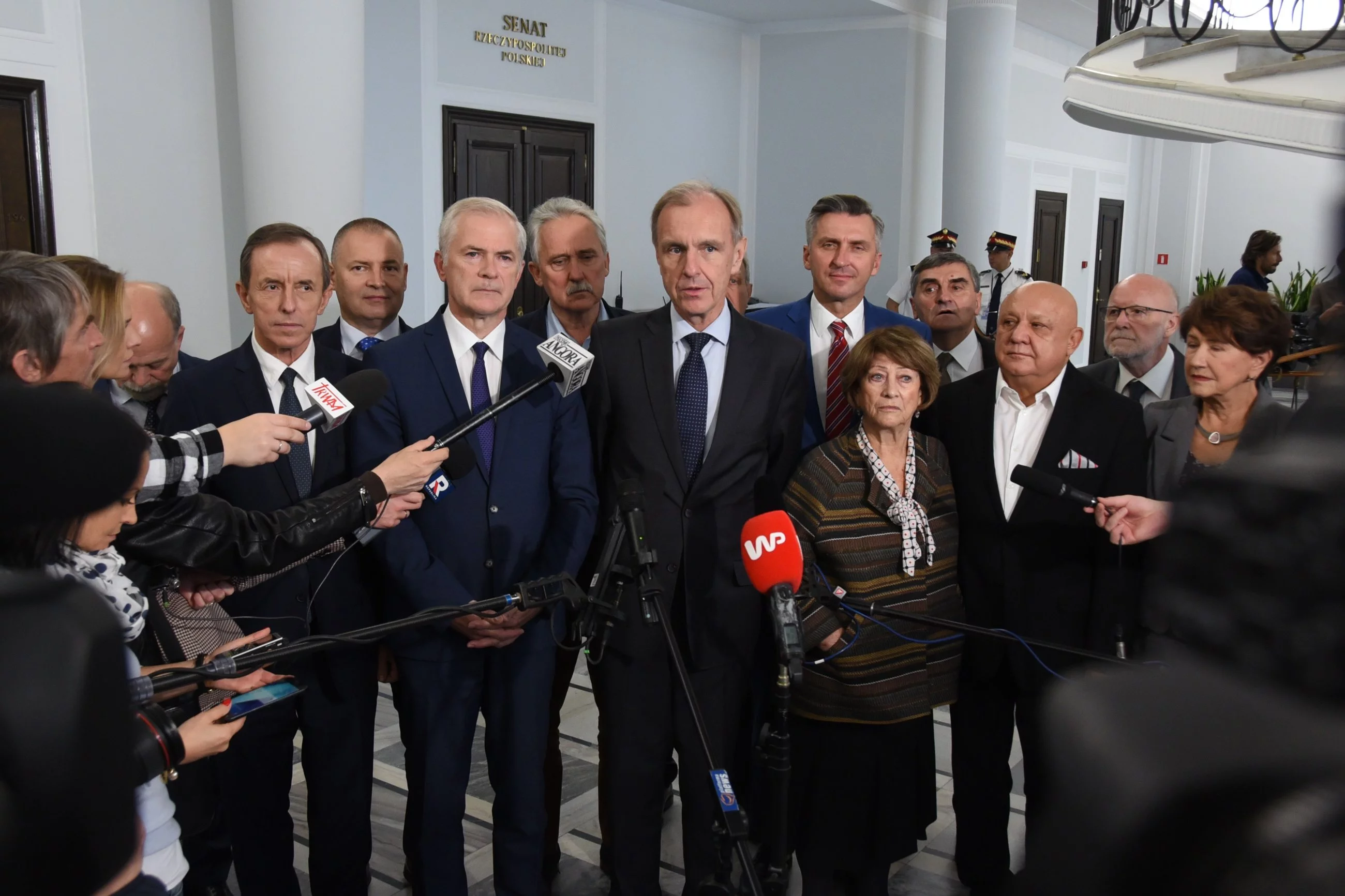 Senatorowie PO z Bogdanem Klichem na czele