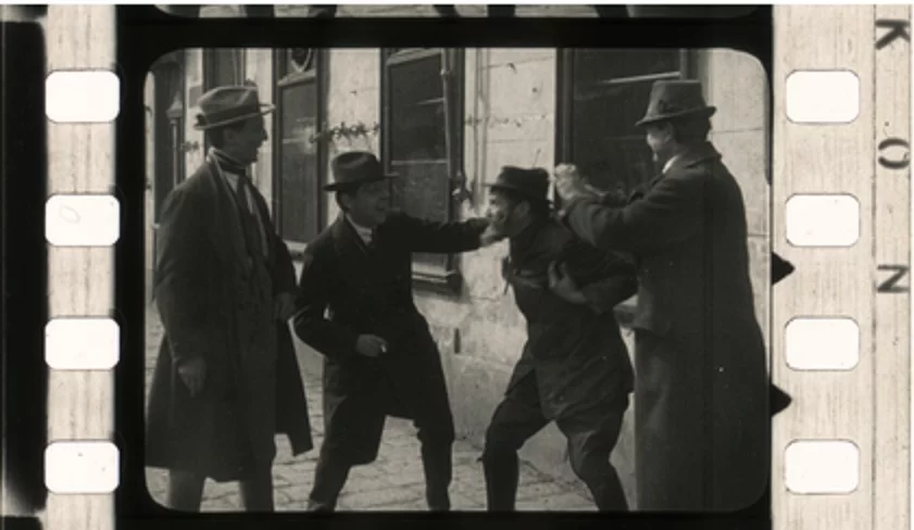 Kadr z filmu "Miasto bez Żydów"