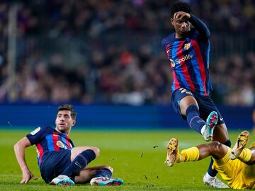 Sergi Roberto i Alejandro Balde