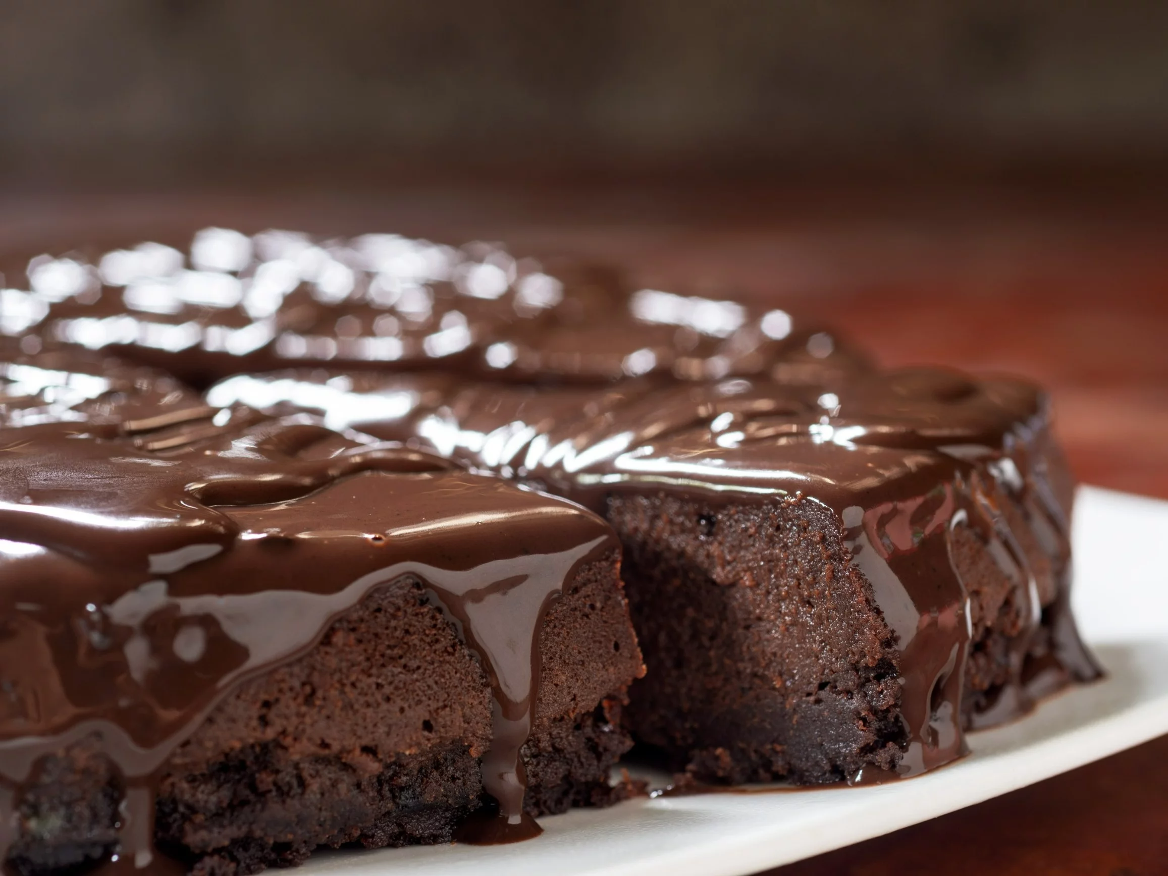 Sernik czekoladowy na winie