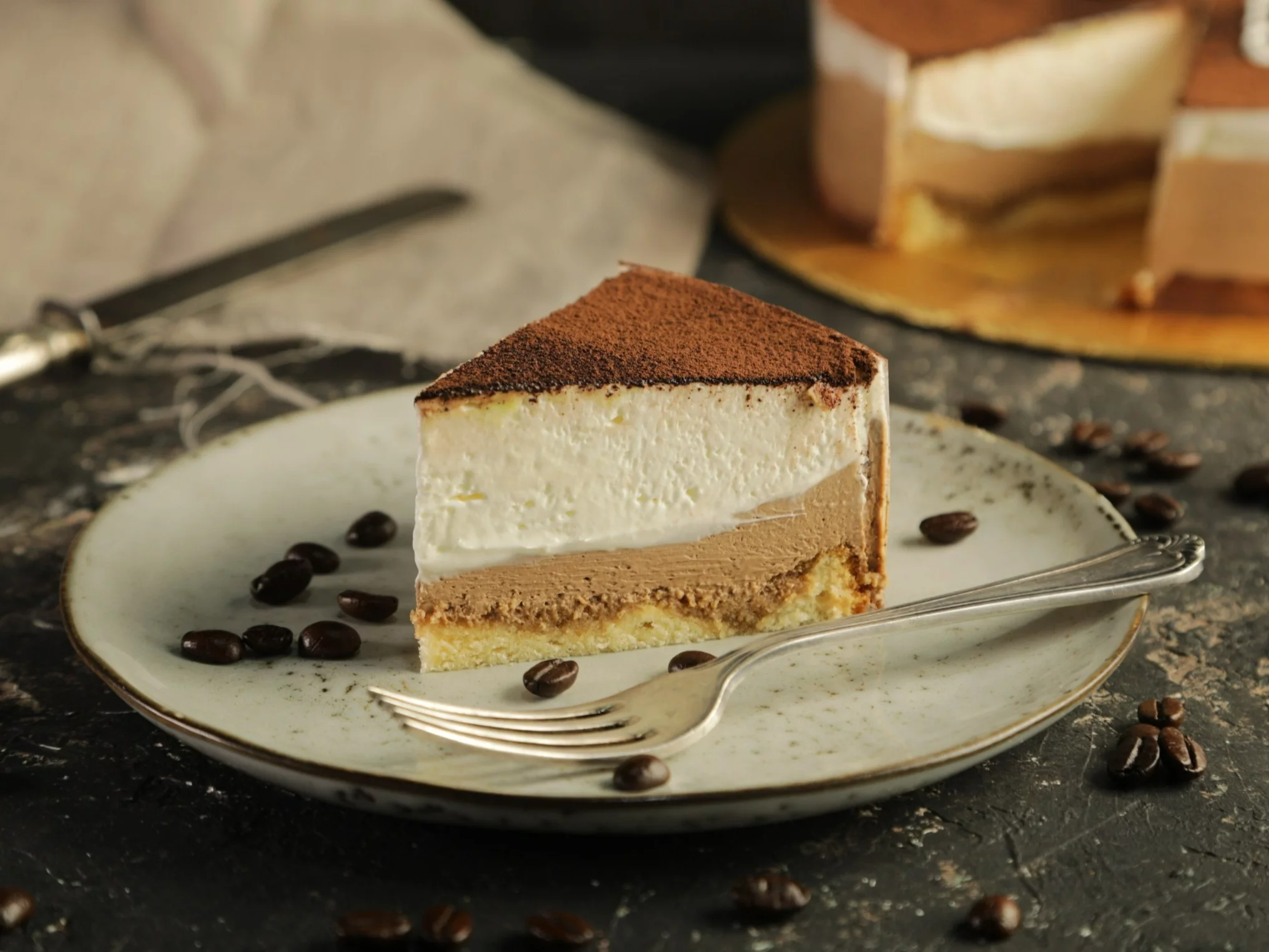 Sernik tiramisu
