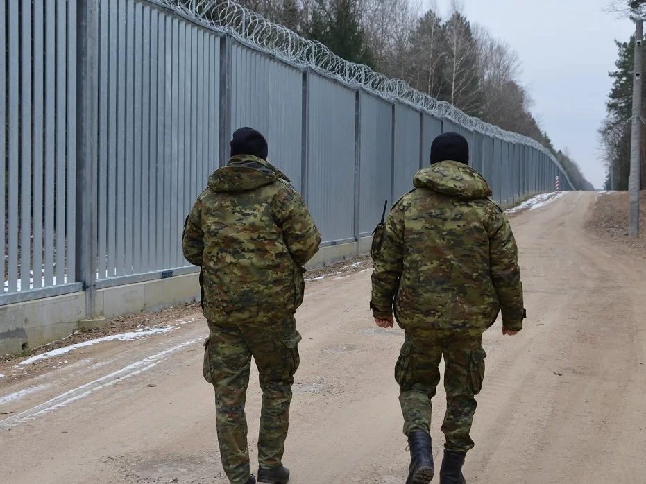 Patrol przy granicy polsko-białoruskiej