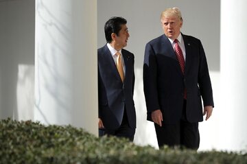 Shinzo Abe i Donald Trump