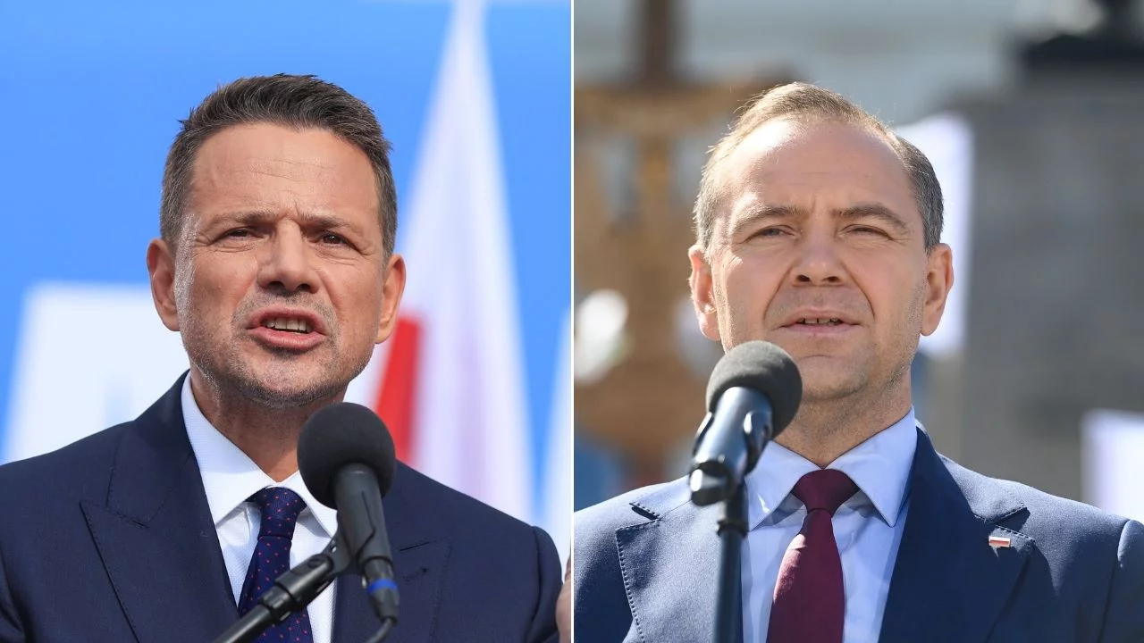 Rafał Trzaskowski i Karol Nawrocki