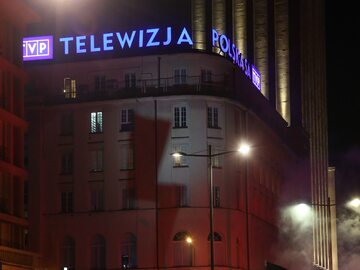 Siedziba Telewizji Polskiej przy placu Powstańców Warszawy