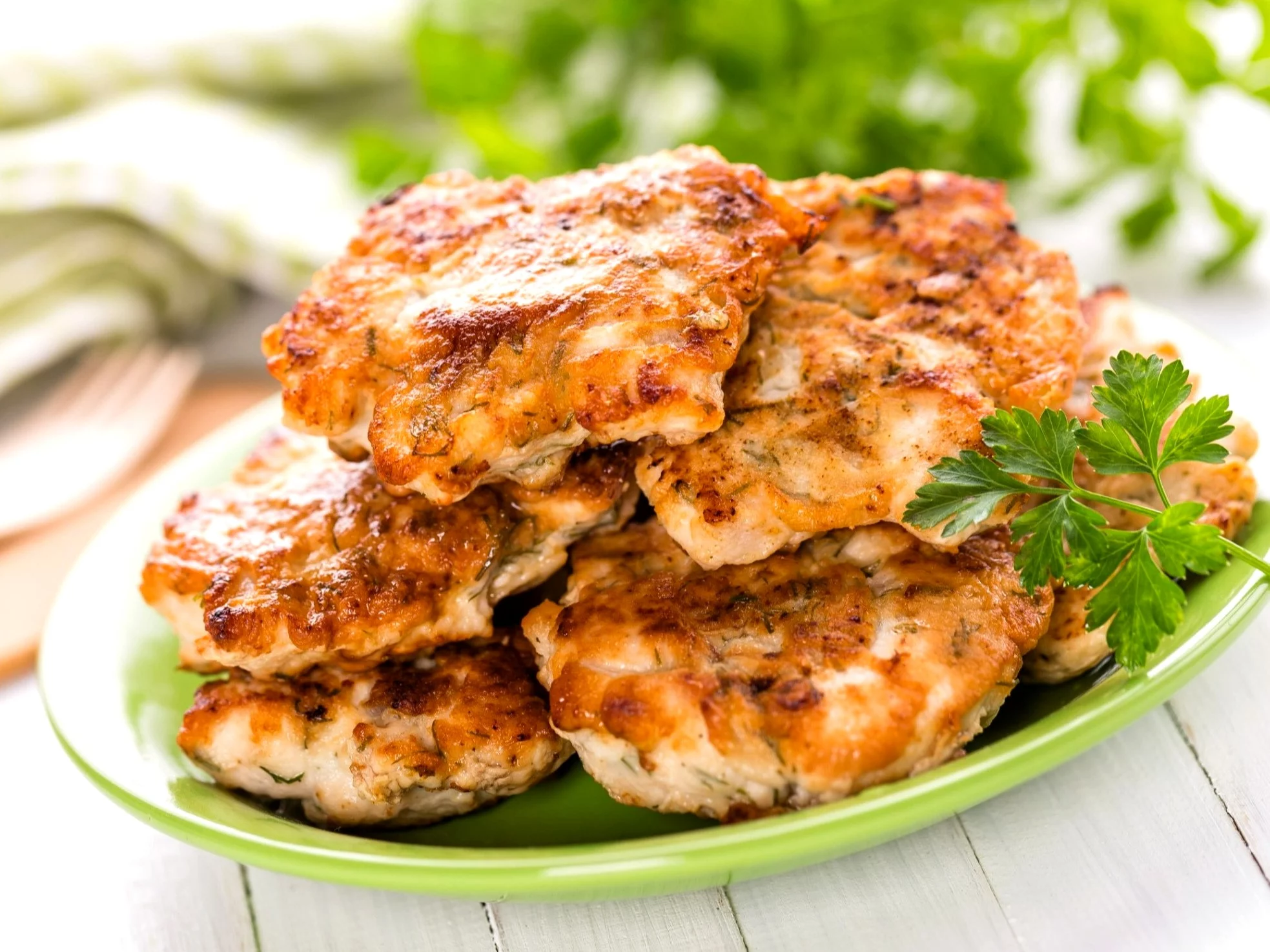 Kotlety z siekanego kurczaka