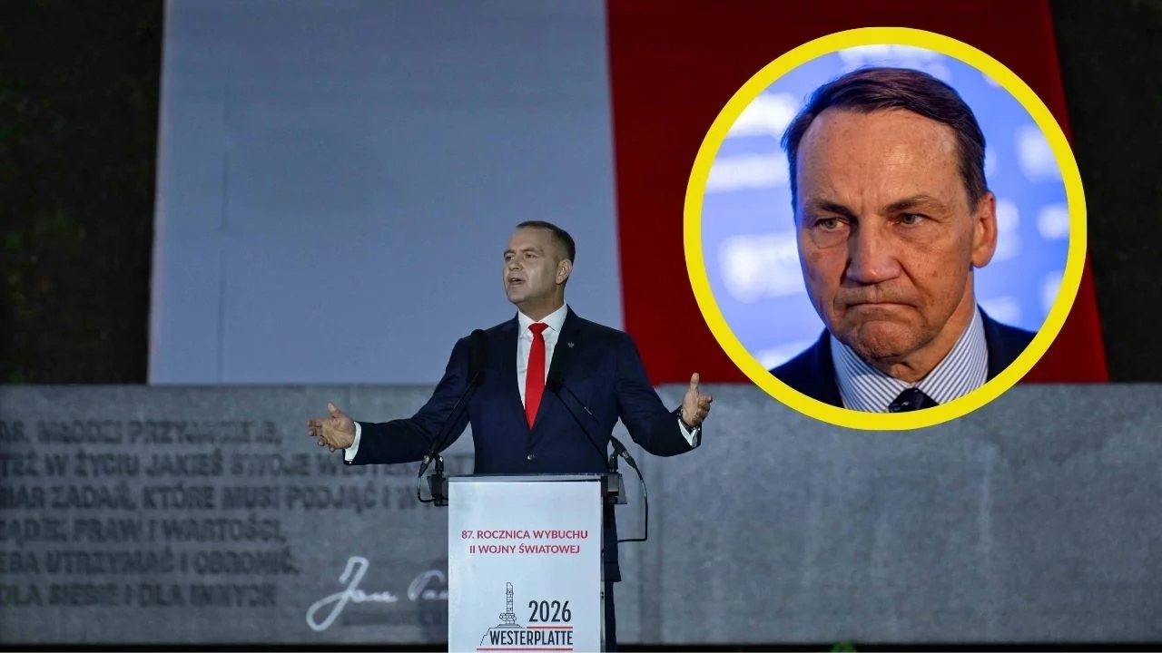 Sikorski ostro o Nawrockim. „Bezczelne to i głupie”