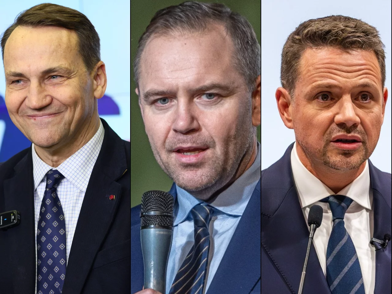 Sikorski, Nawrocki, Trzaskowski