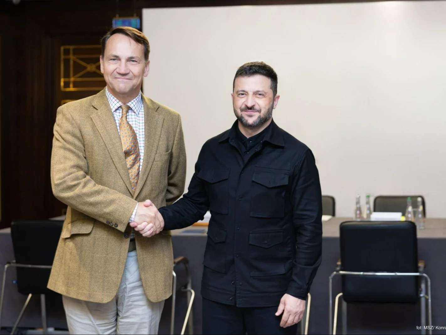 Sikorski w Kijowie spotkał się z Zełenskim. „To nie pomyłka”