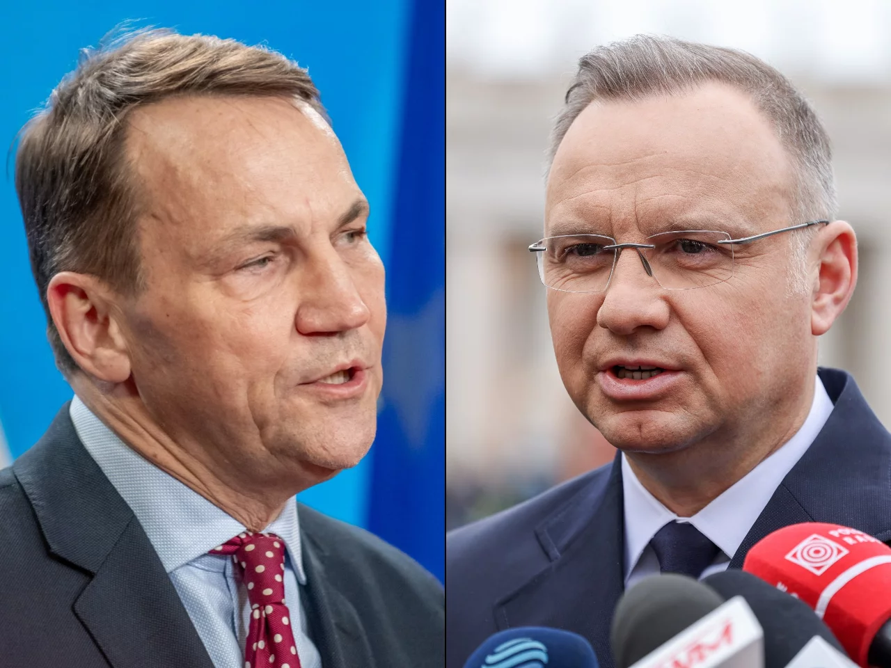 Radosław Sikorski i Andrzej Duda