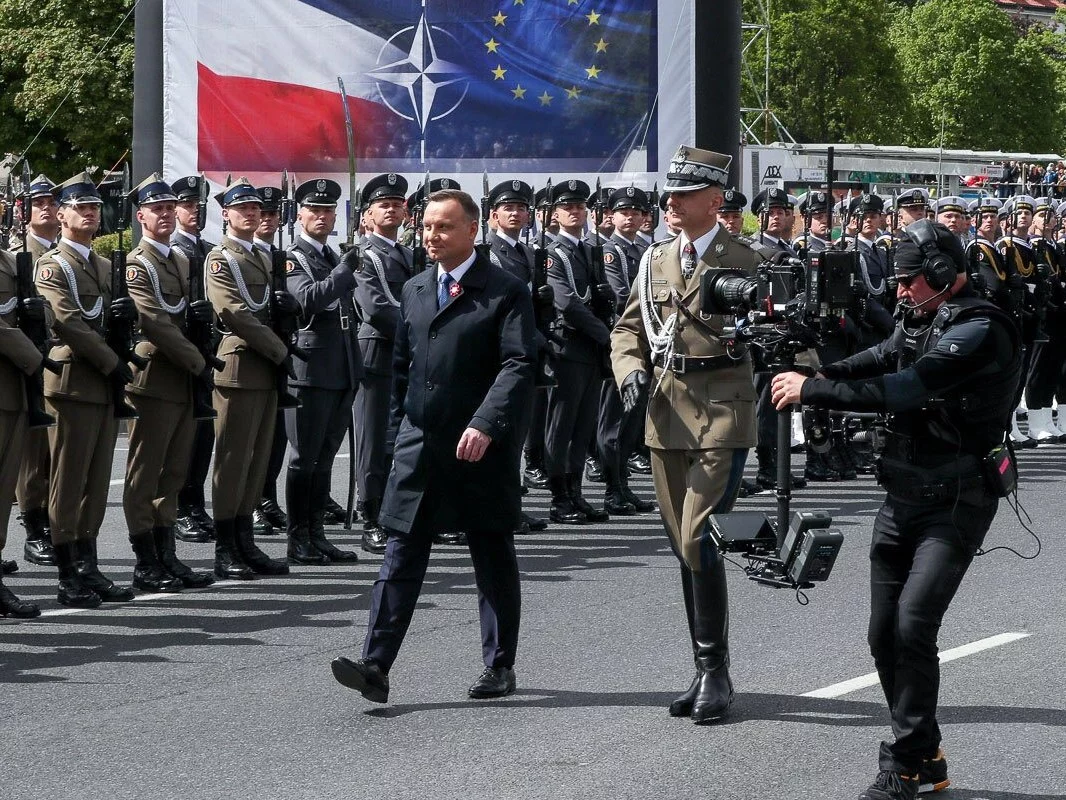 Prezydent Andrzej Duda na defiladzie „Silni w sojuszach”