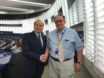 Silvio Berlusconi i Jacek Saryusz-Wolski