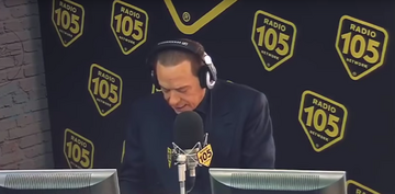 Silvio Berlusconi w studiu