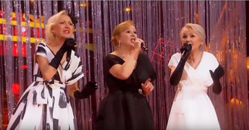 Siostry Szydłowskie podczas finału "The Voice Senior"